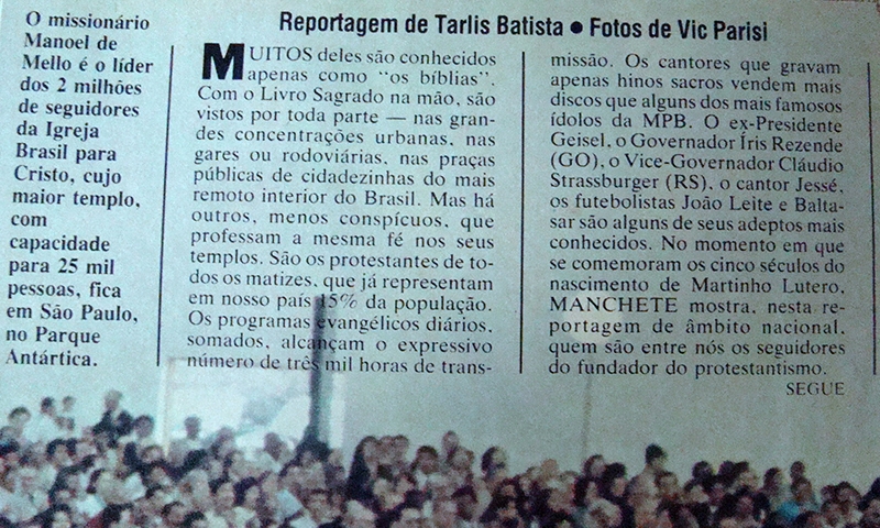 PÃ¡gina interna da Revista Manchete de 03/12/1983