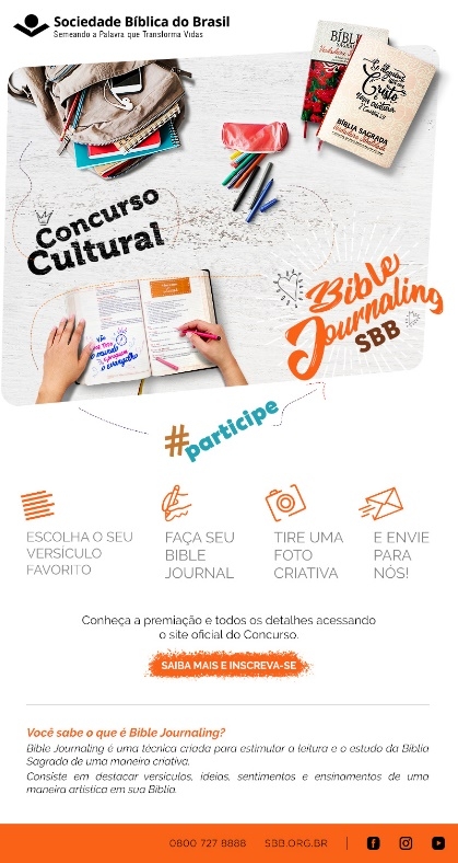 SBB lança Concurso Cultural "Bible Journaling"