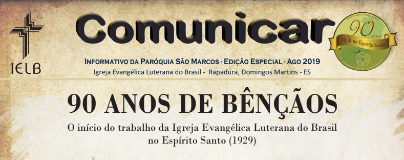 Informativo da CEL São Marcos, de Rapadura, Domingos Martins, ES