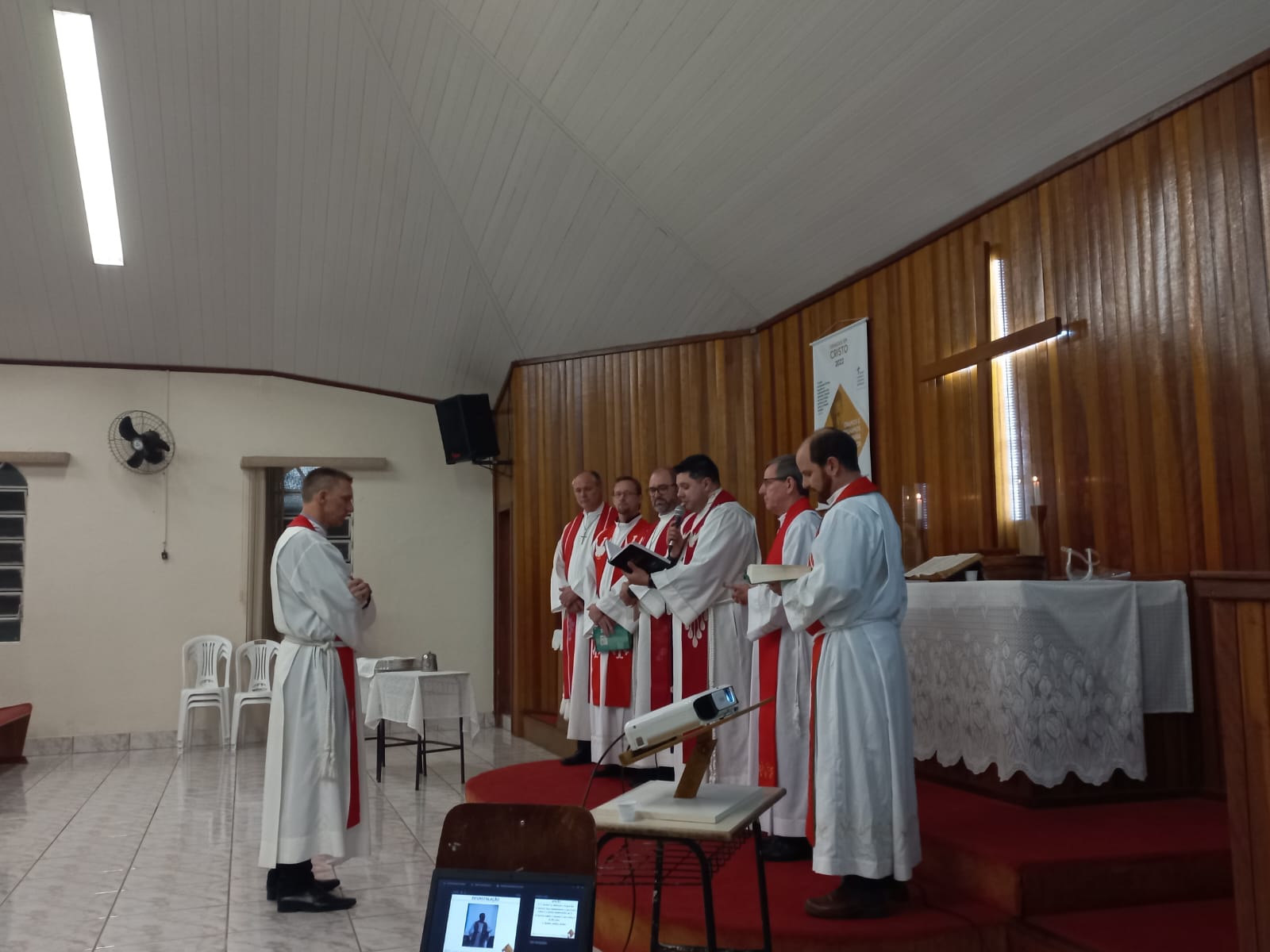 Desinstalação do pastor Elmer Link em Canoas, RS