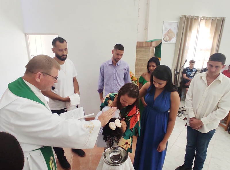 Batismo de Mirelly Barcelos Cordeiro