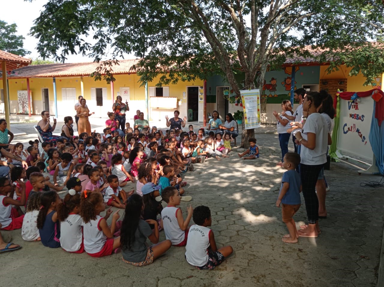 Projeto Alegria alcança mais de 2100 crianças em Jaguaré, ES