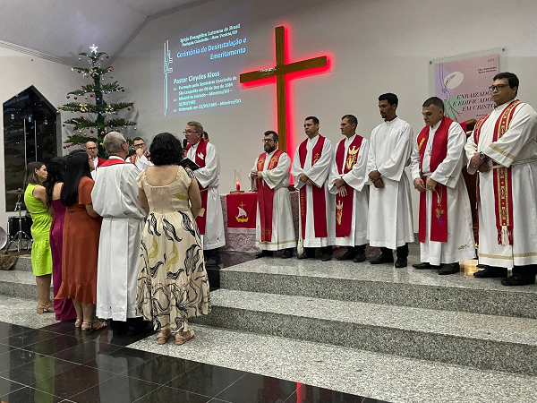 Desinstalação e entrega de título de Pastor Emérito ao Rev. Cleydes Kloss